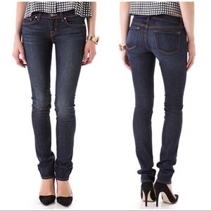 J Brand The Pencil Leg 912 Dark Wash Ink Jeans, 27
